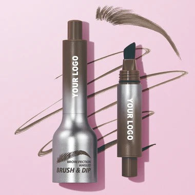 Waterproof Natural Fection Angled Brush & Dip Eyebrow Gel